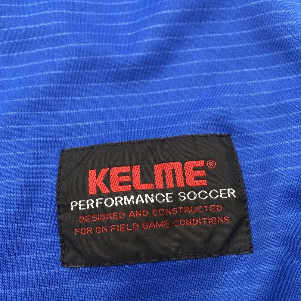 Fusion Fc Soccer Game Jersey Kelme Aqua Breathe Medium Blue Used Number51 Futbol